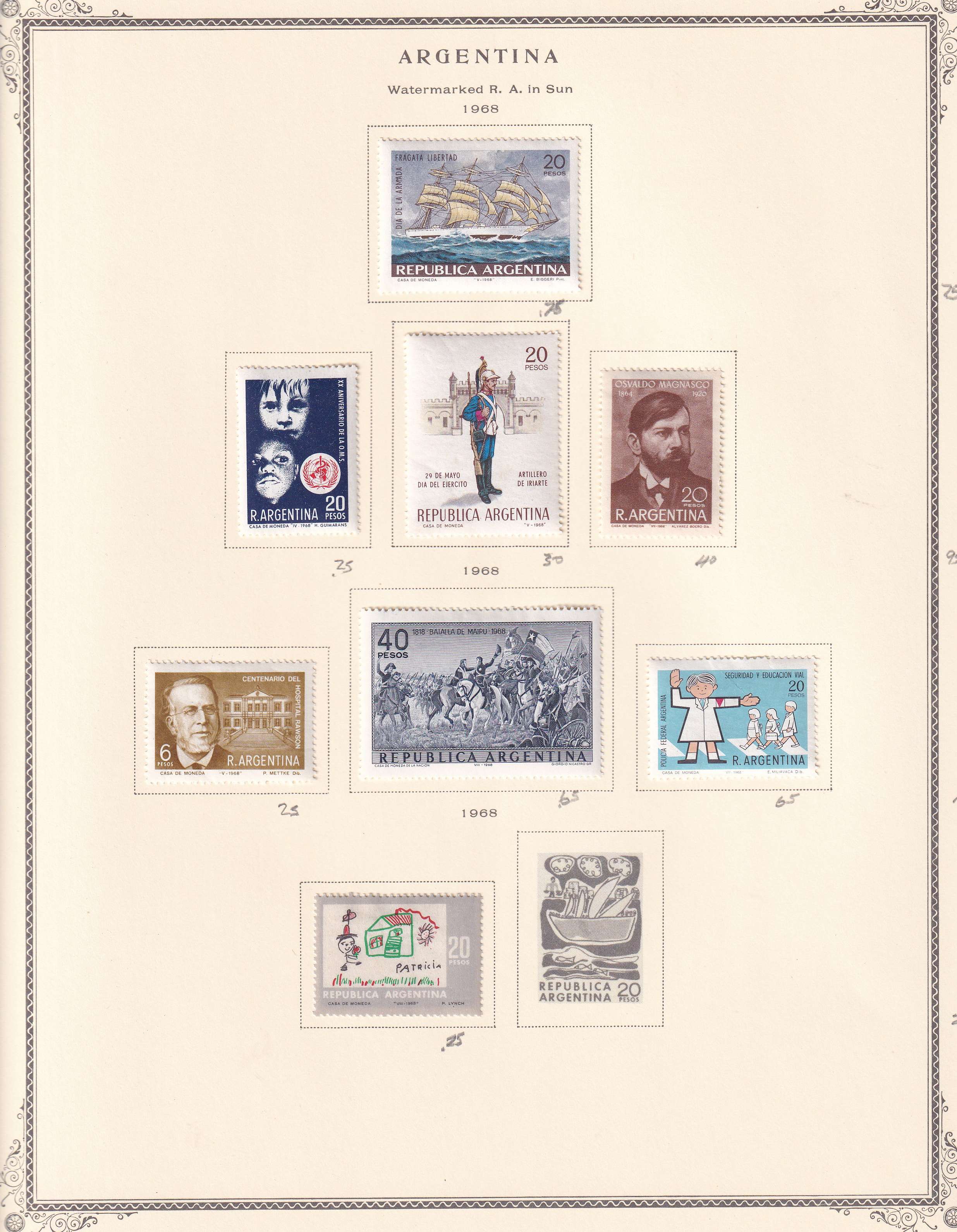Argentina — Better collection on 85 Scott album pages with ordinary, semipostal, air post & official…