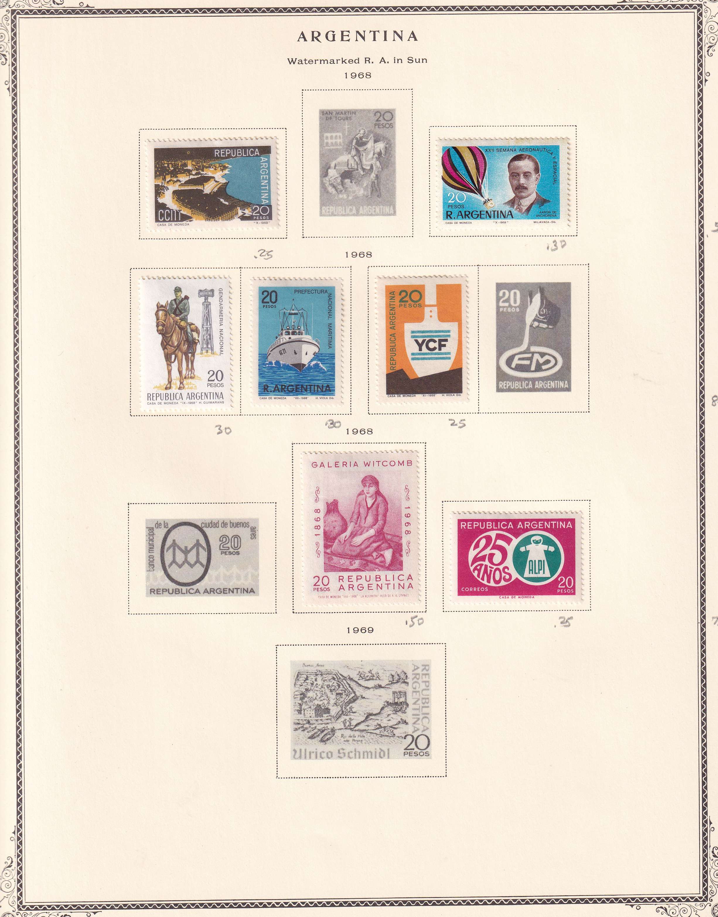 Argentina — Better collection on 85 Scott album pages with ordinary, semipostal, air post & official…