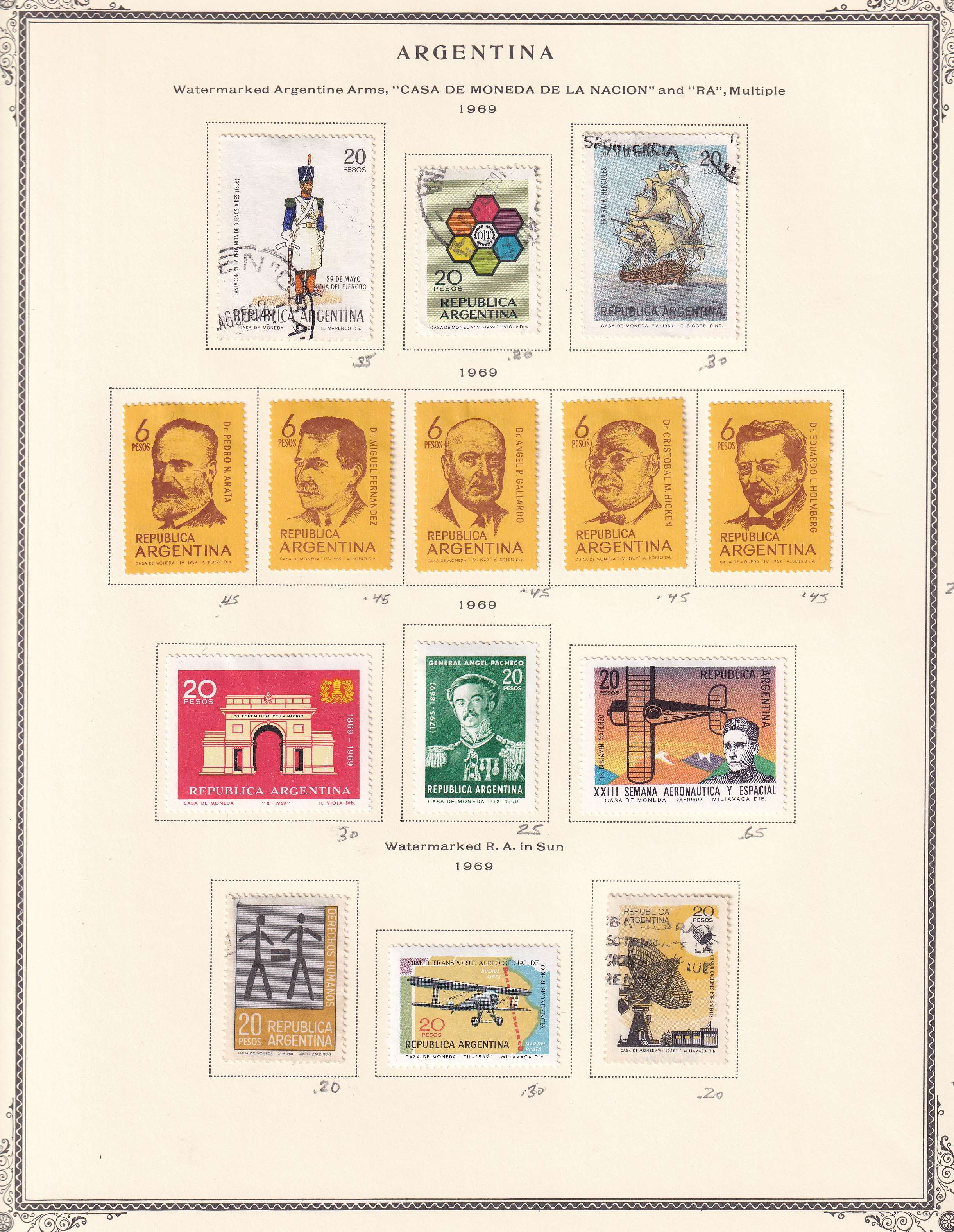 Argentina — Better collection on 85 Scott album pages with ordinary, semipostal, air post & official…