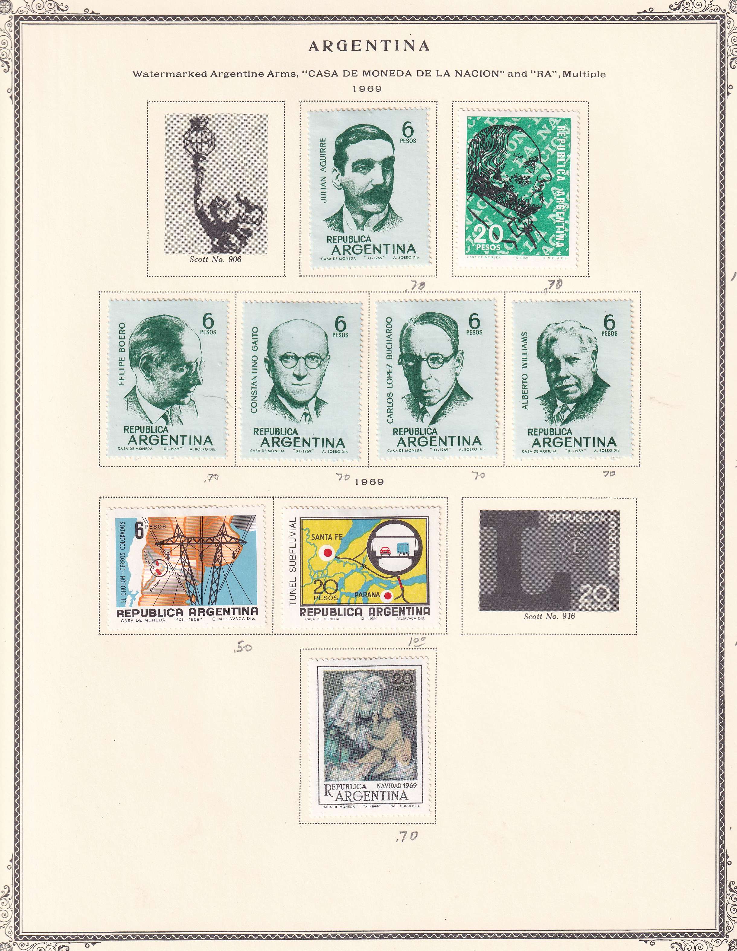 Argentina — Better collection on 85 Scott album pages with ordinary, semipostal, air post & official…
