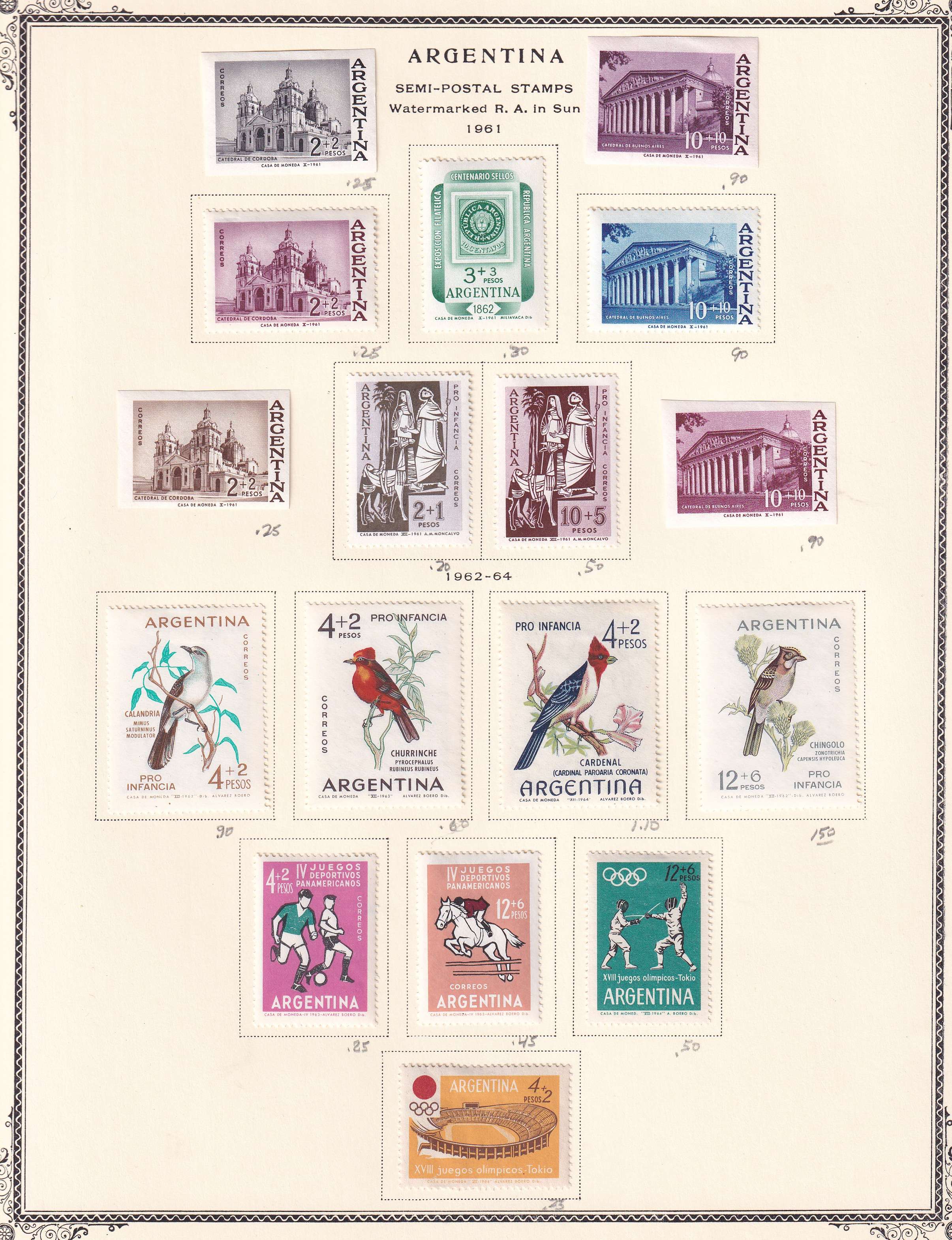 Argentina — Better collection on 85 Scott album pages with ordinary, semipostal, air post & official…
