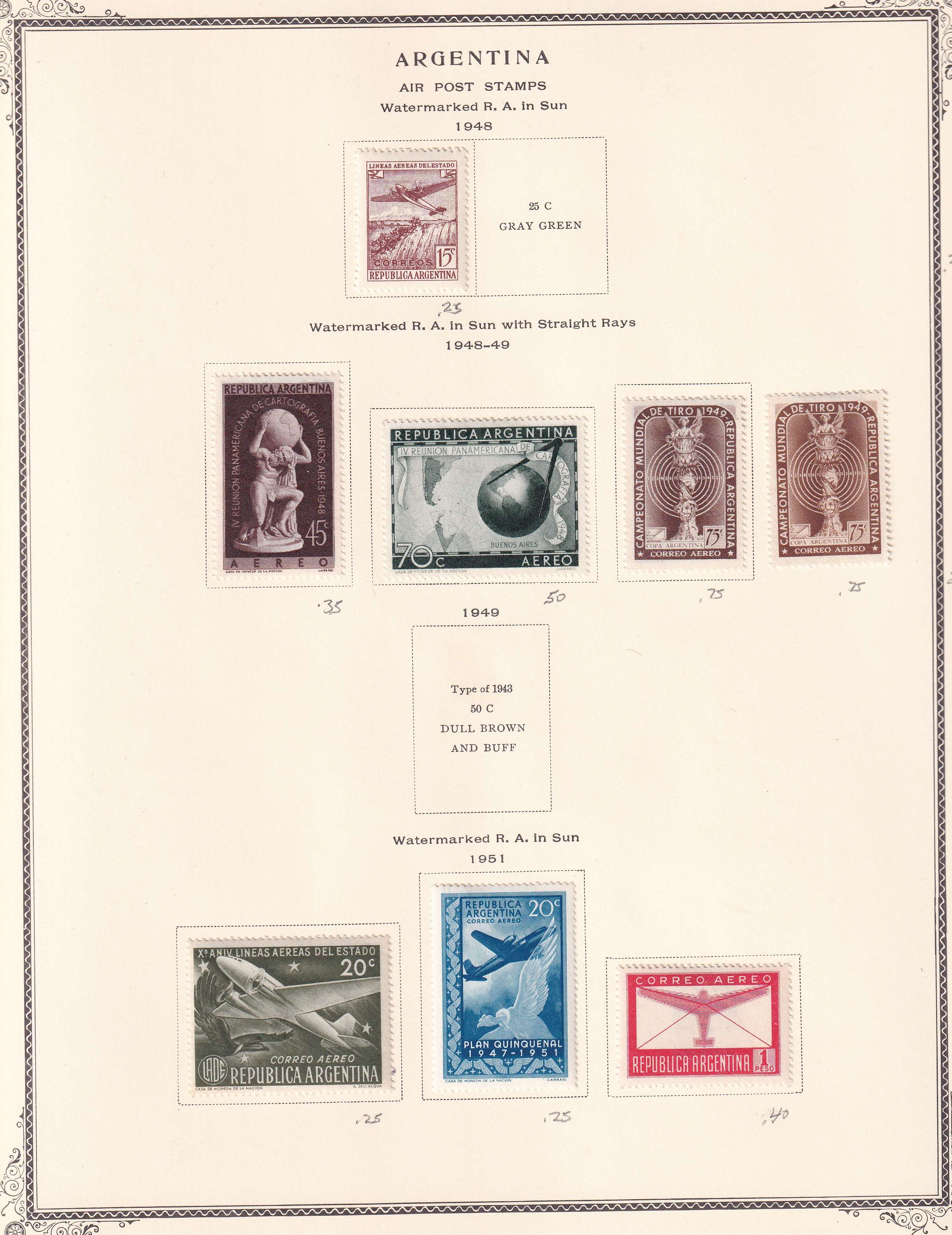 Argentina — Better collection on 85 Scott album pages with ordinary, semipostal, air post & official…