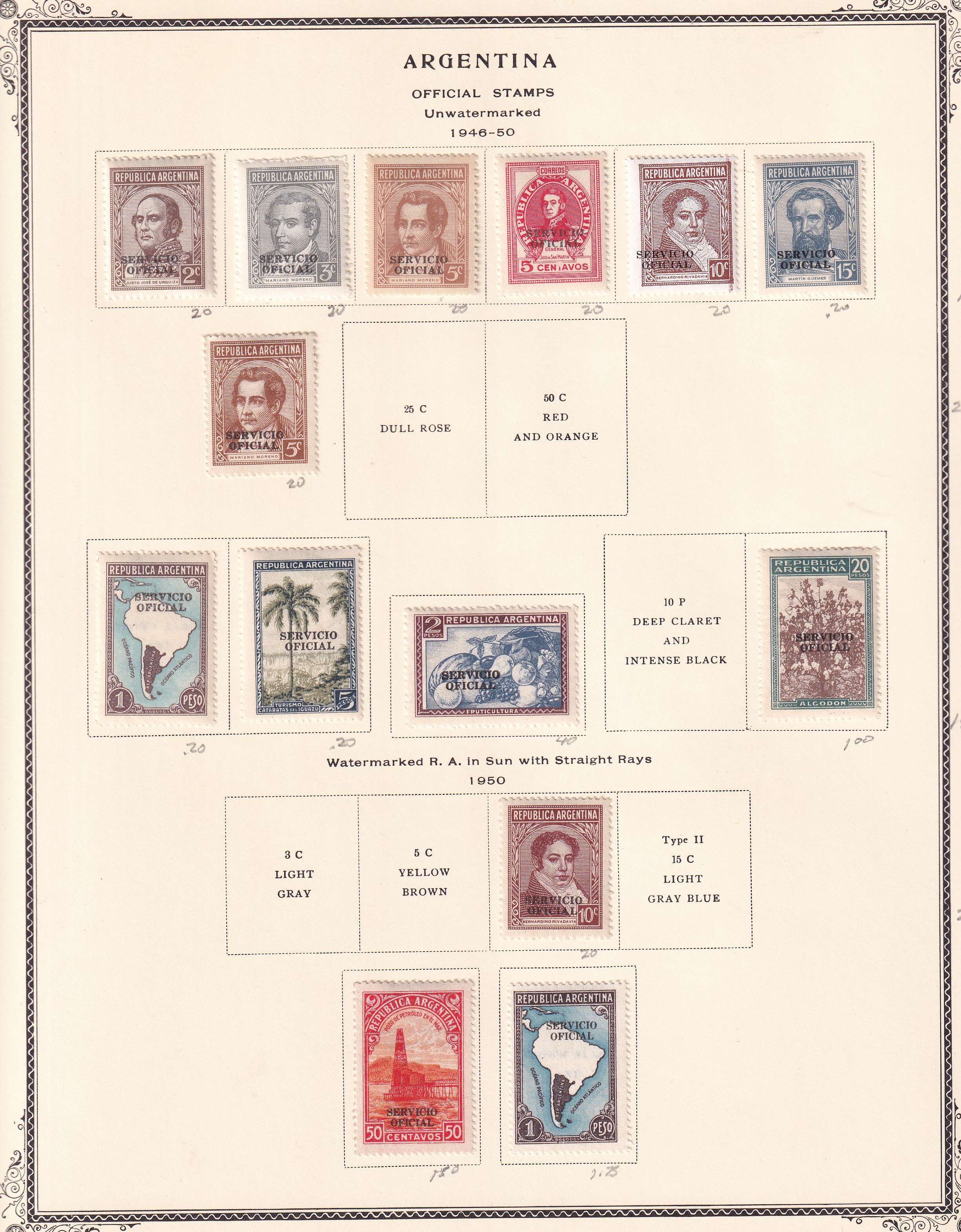 Argentina — Better collection on 85 Scott album pages with ordinary, semipostal, air post & official…