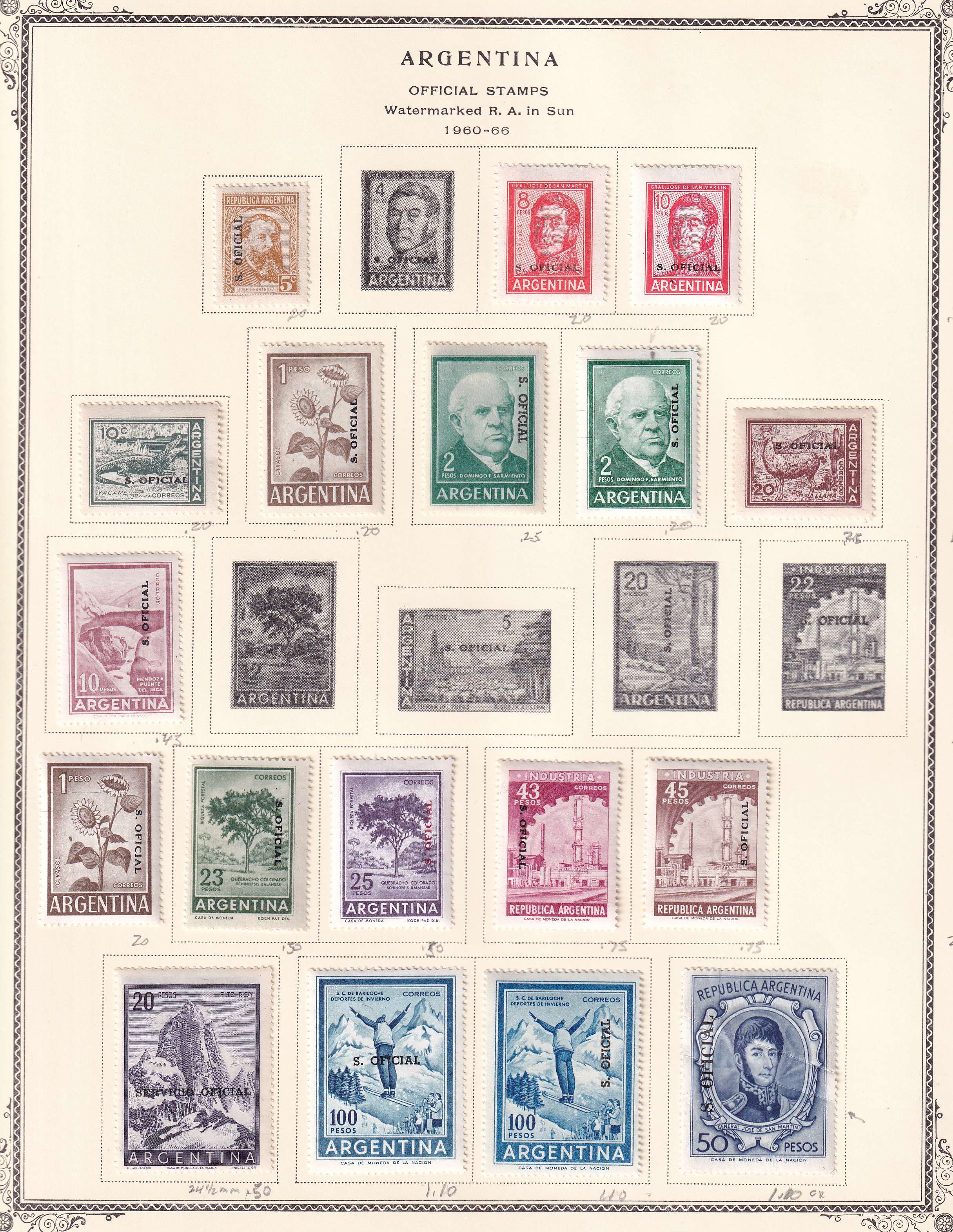 Argentina — Better collection on 85 Scott album pages with ordinary, semipostal, air post & official…
