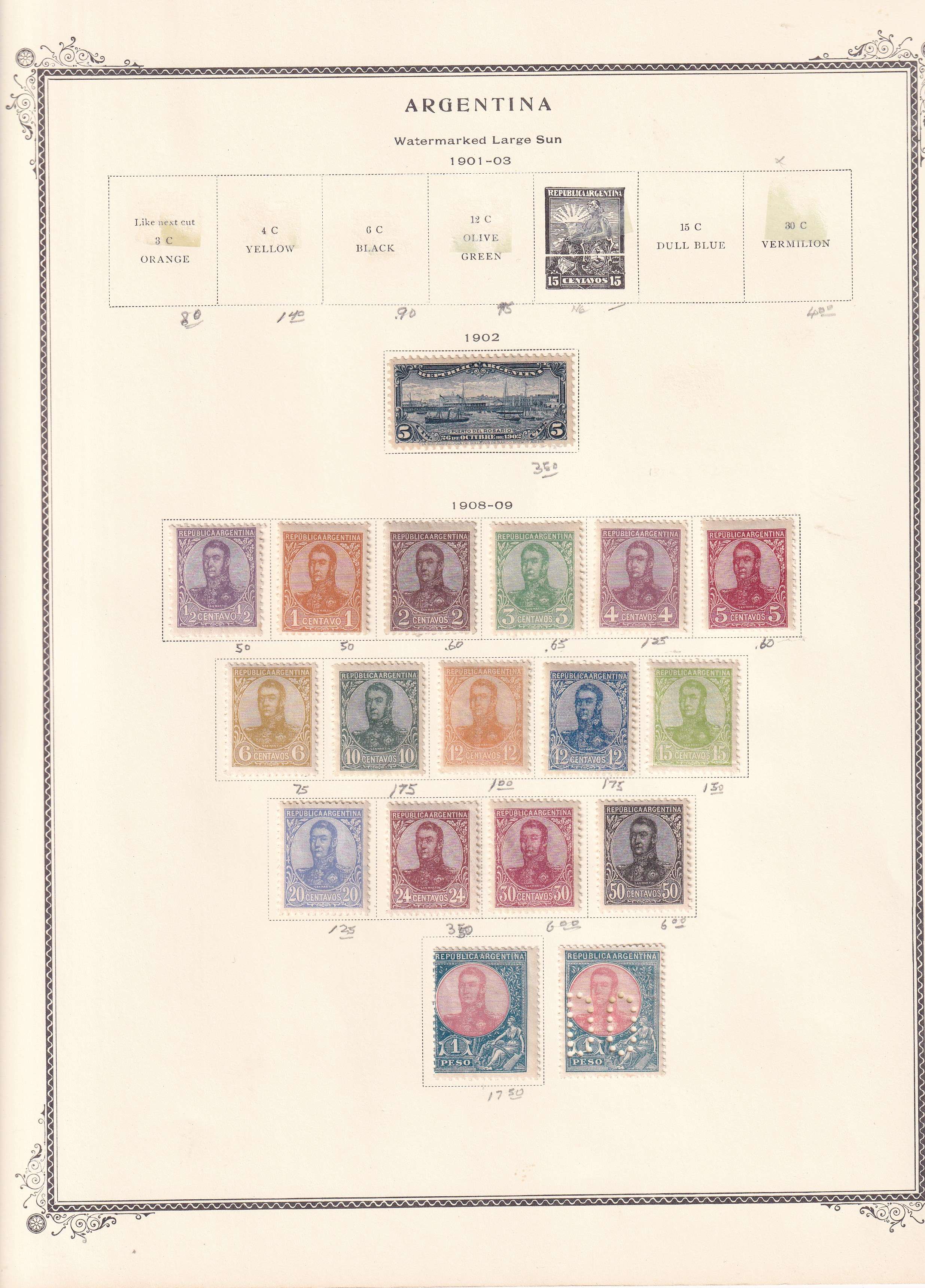 Argentina — Better collection on 85 Scott album pages with ordinary, semipostal, air post & official…