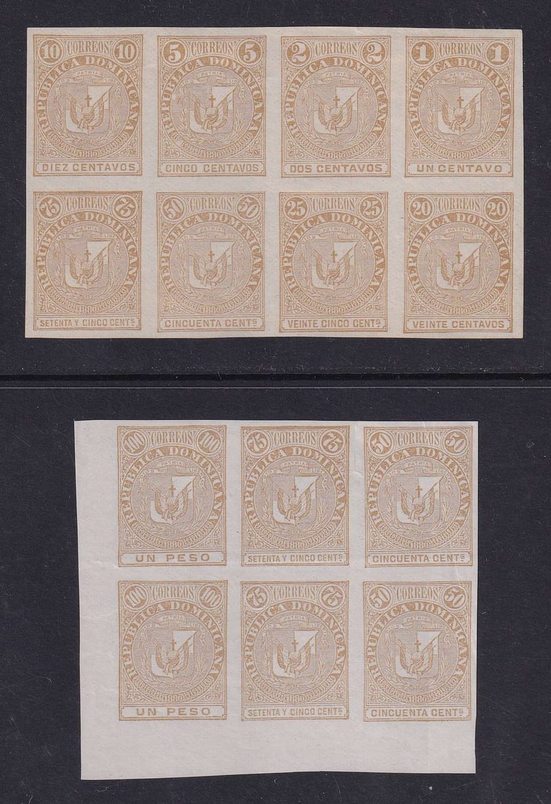 Dominican Republic 1880 — Multiple Proofs