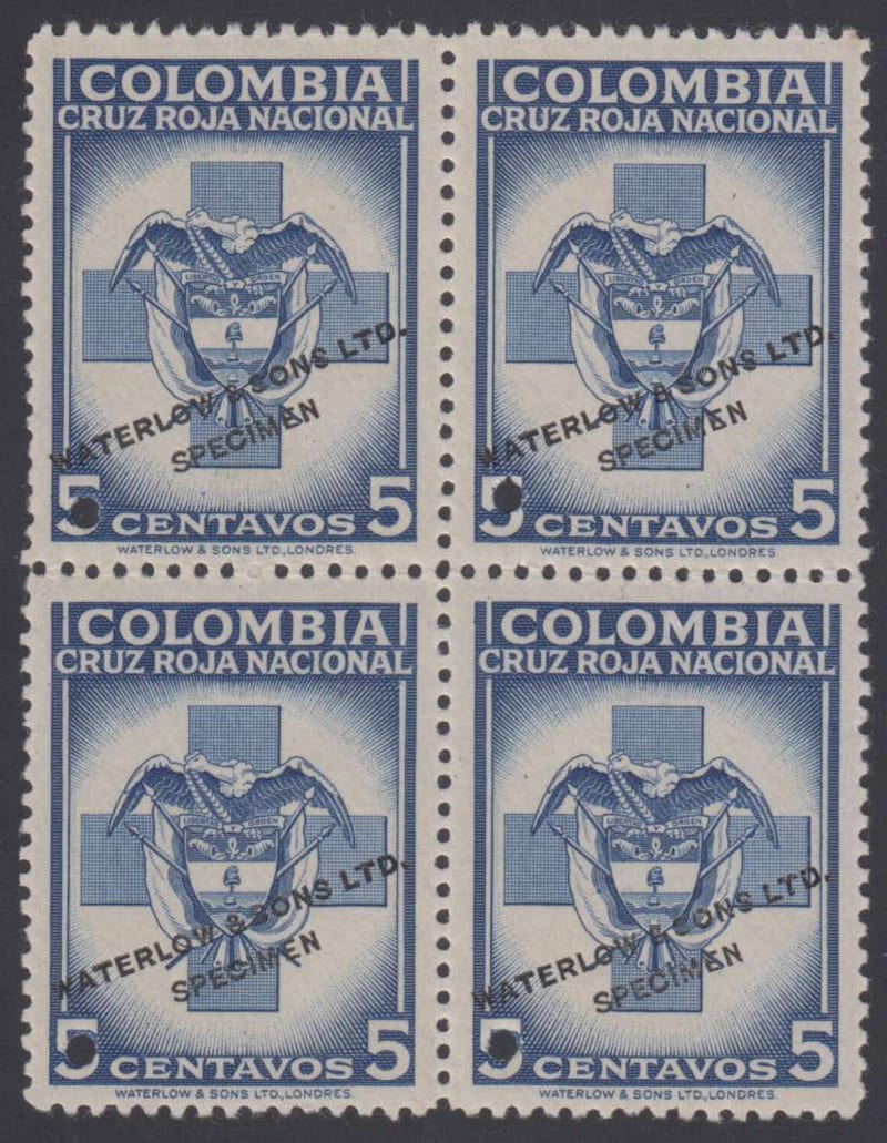 Colombia 1947 — Red Cross